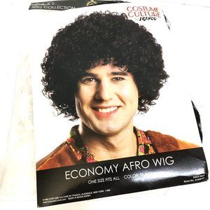 Afro Wig by Franco Costume Culture Black Unisex  NWT NOS